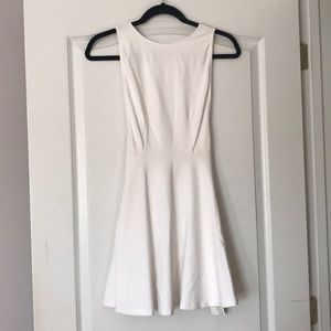 American Apparel White Dress w/ Open Back - Size S